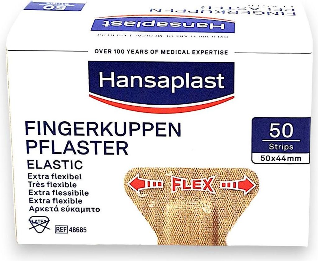 Hansaplast Fingerkuppenpflaster Easitc - 50 Stück Produktbild 
