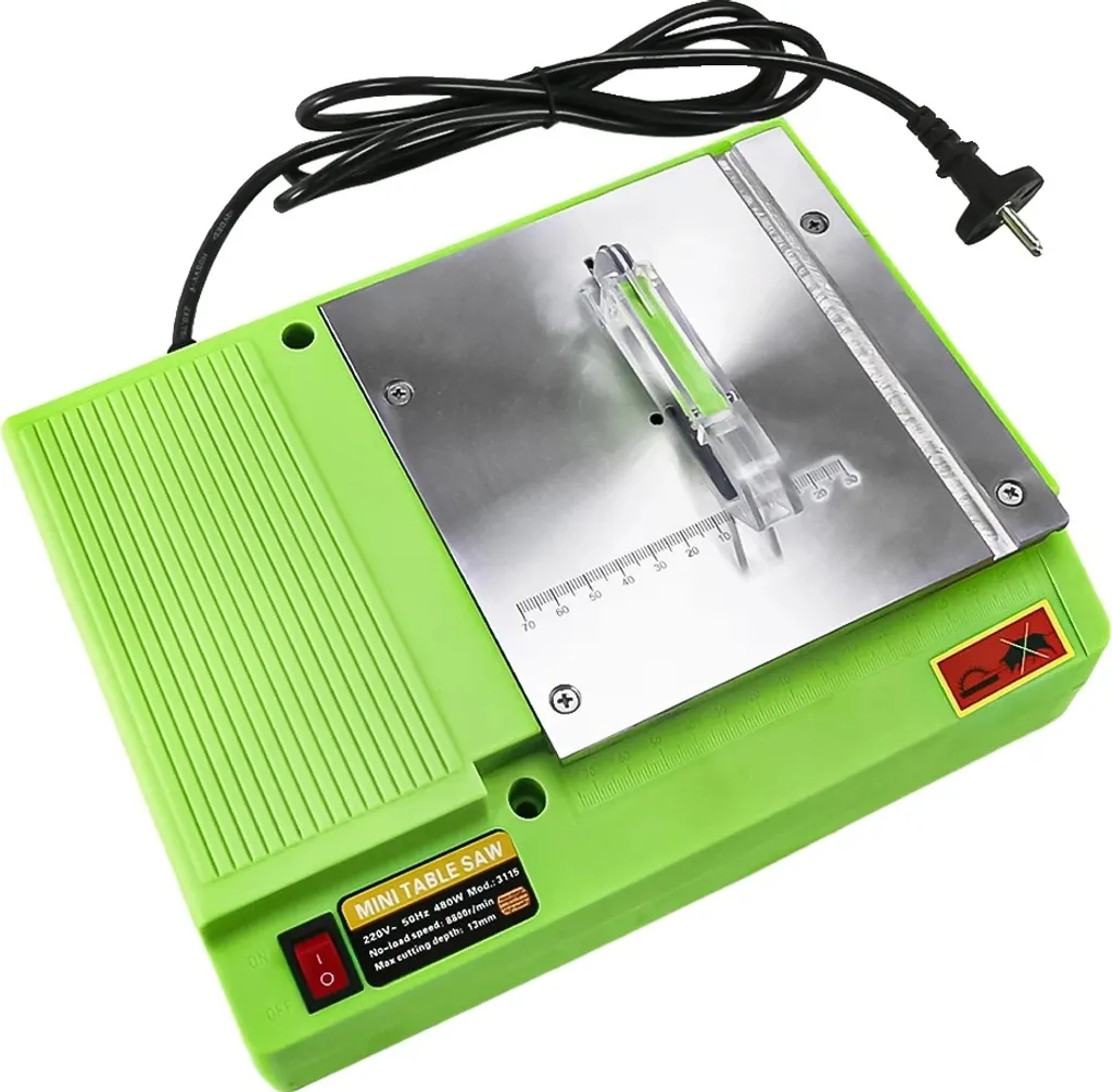 Mini-scie de table 480W avec lame de 60mm EU pour découpe de précision