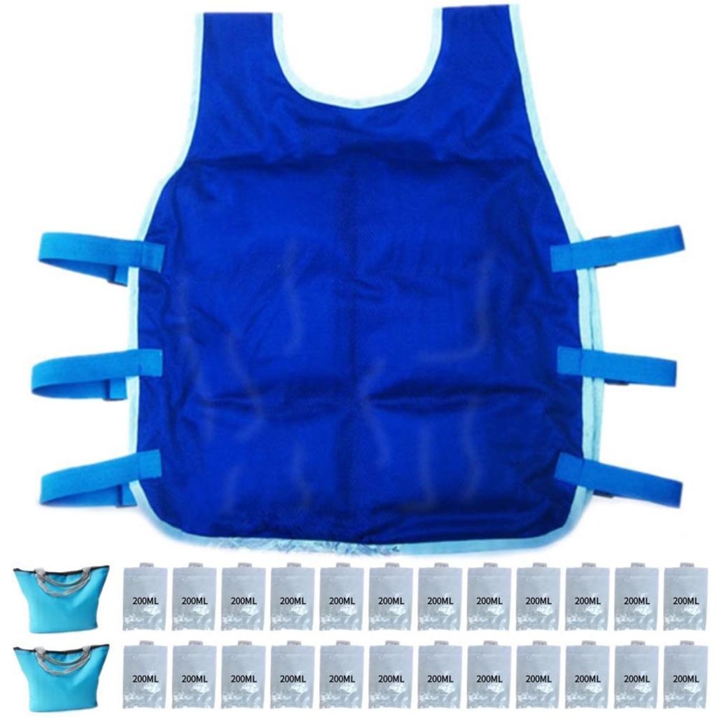 Kühlweste mit Kühlakkus für Damen und Herren, kühlendes Produktbild 