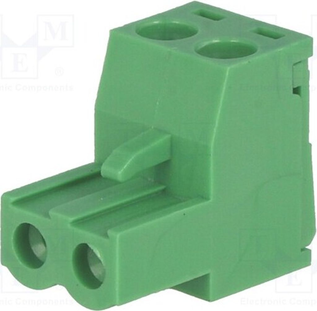 2x Klemmleiste abschaltbar Wege: 2 R. Kontakt-: 5,08mm gerade TBW-5-2P/GN Trennbare