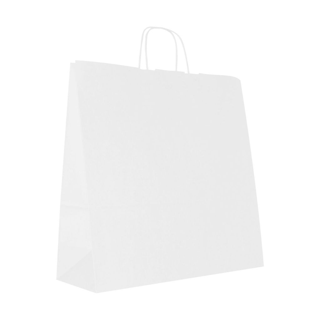 Papiertüte 40 x 14 x 40 cm, 200 Stück, weiß, AWIH