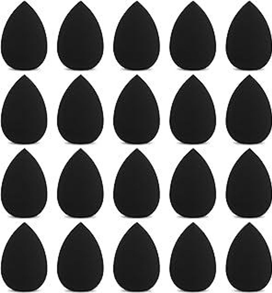 WLLHYF 20 Stück Mini Make-up Schwamm Soft Powder Puffs Bunte gepresste Puffs für Mineralpuder Kosmetik Loose Powder Body Powder Wet Dry Foundatio...