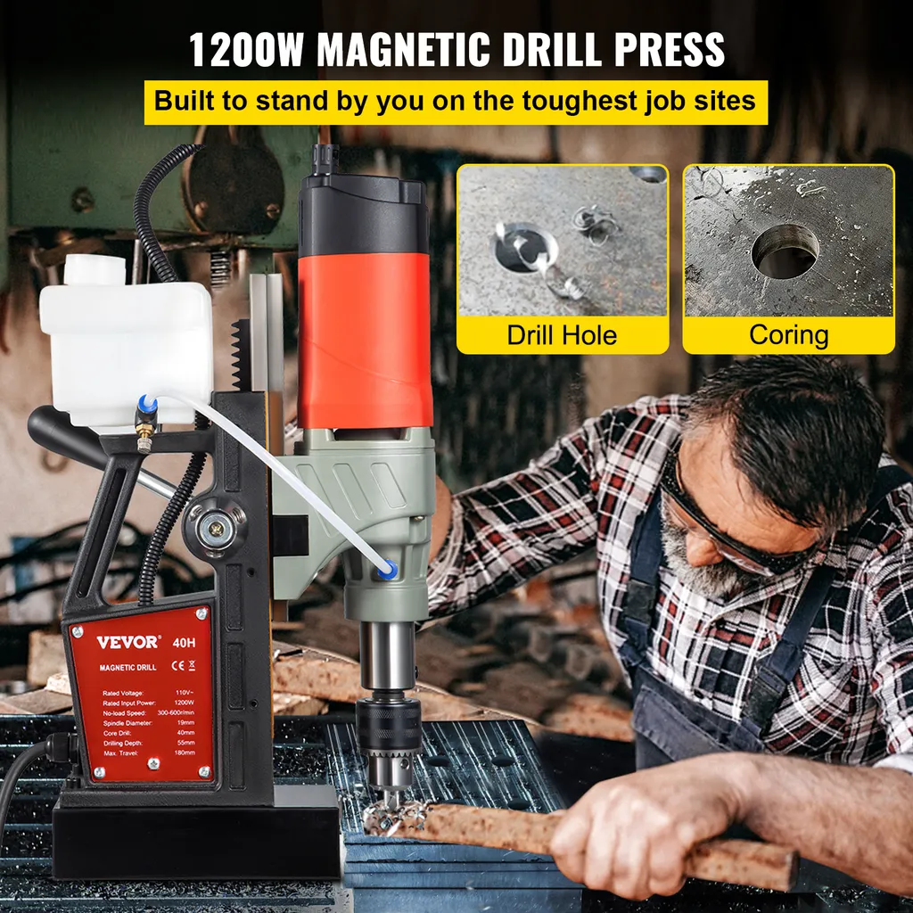 Perceuse magnétique pour structure métallique et travaux d'acier - 2