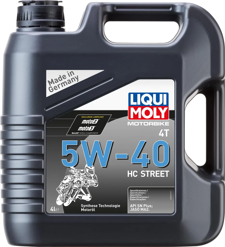 Liqui Moly Motorbike 4T 5W-40 HC Street Huile Moteur Synthèse 4L API SN