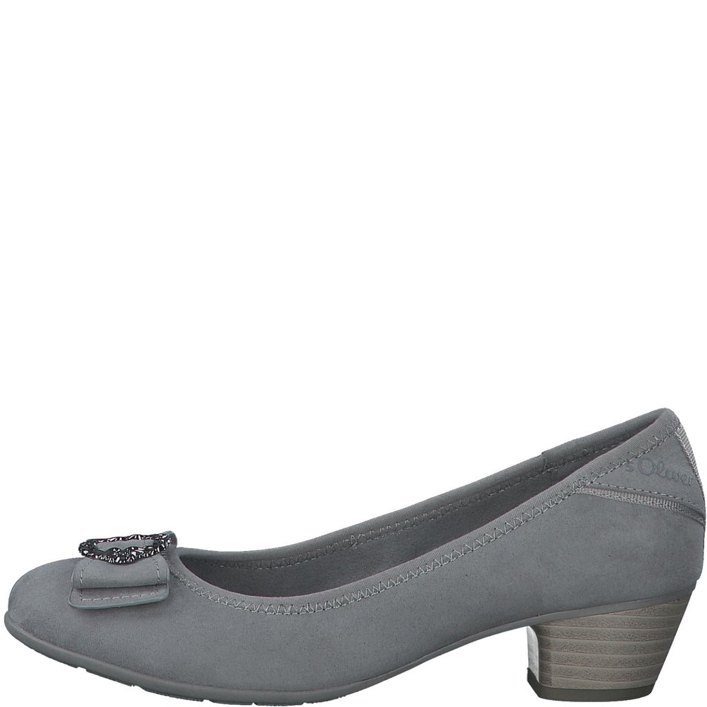 Zapatos De Tacón Para Mujer S.Oliver - Color Crema, Talla 38 EU - Suela Cómoda Con Espuma Suave, Estilo Casual Elegante