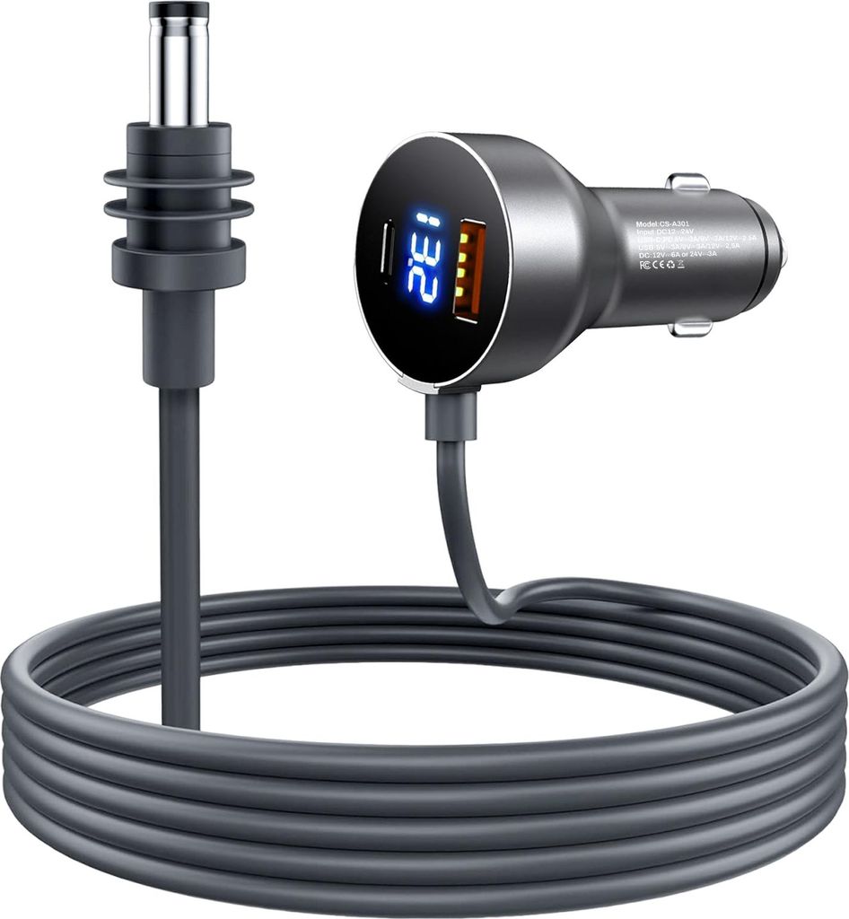 Adaptateur voiture Starlink Mini avec câble de 3 m – Image du produit 