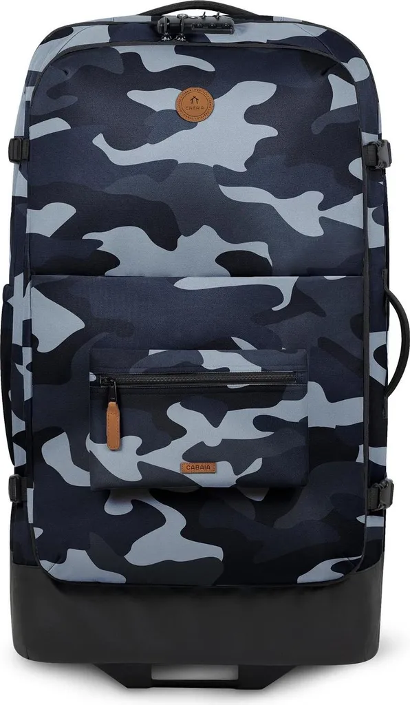 Cabaia Soft Suitcase Bimini Bleu - Valise Trolley 110L Robuste et Design
