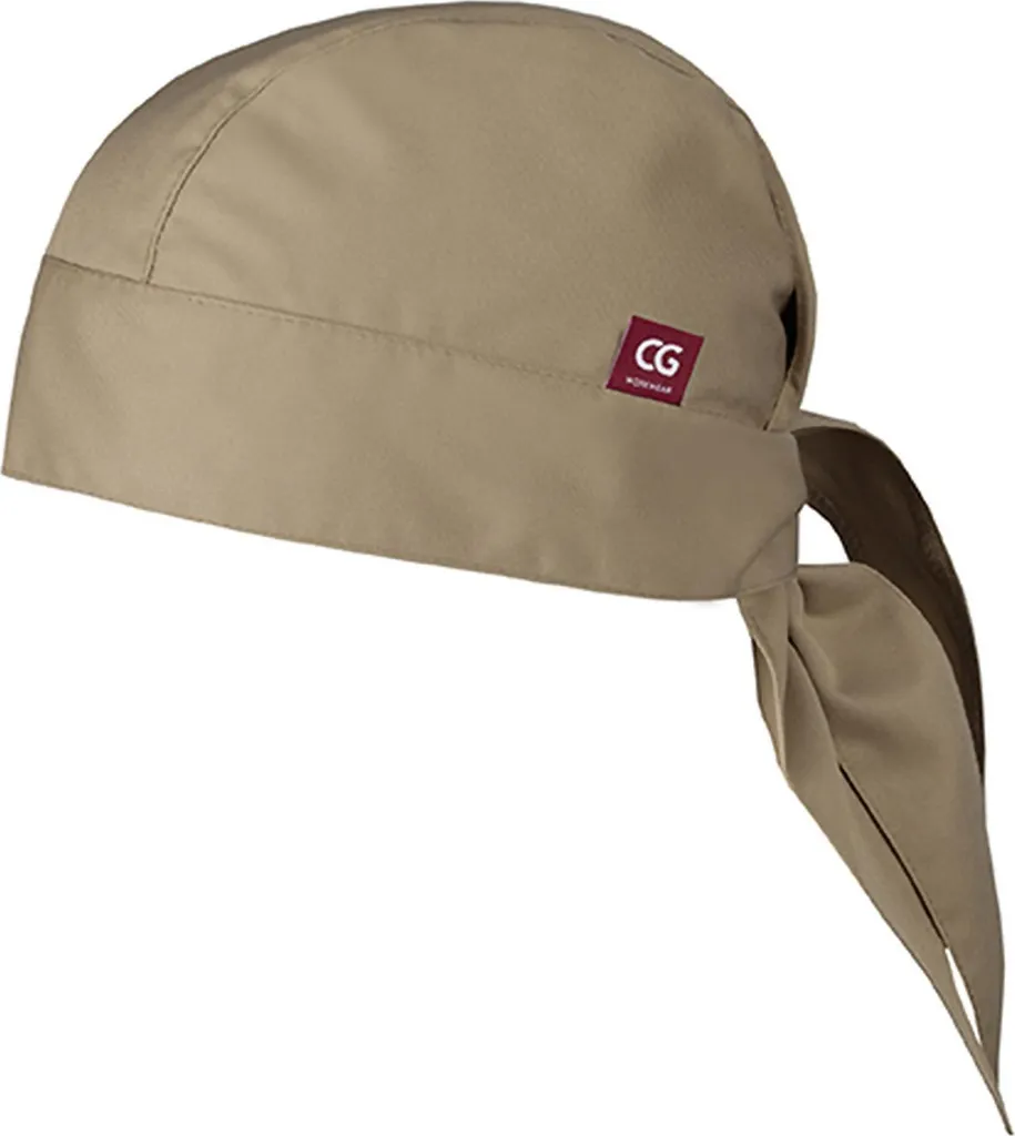 CG Workwear 00185-01 | Cappello da cuoco Prato Classic - Larghezza banda 4,5 cm - Colore: Khaki - Taglia: Unica