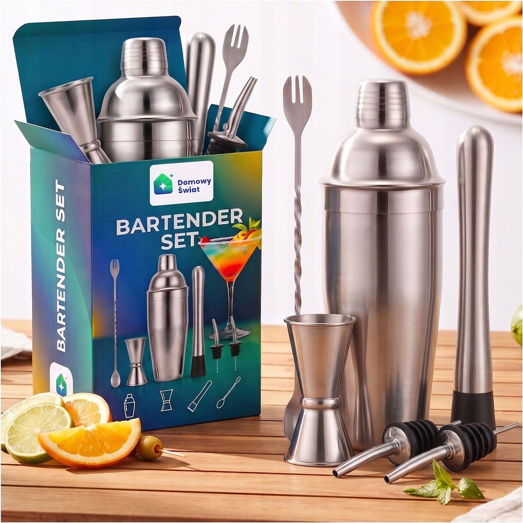 Kit Professionale Per Barman: Set Completo Per Cocktail E Immagine del prodotto 