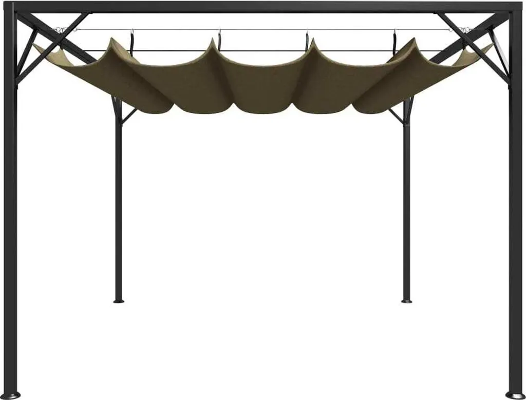 Pavillon de jardin pour terrasse ombragée et repas en famille