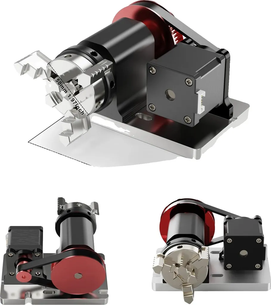 Module CNC 4 axes pour gravure cylindrique 360° sur TTC450