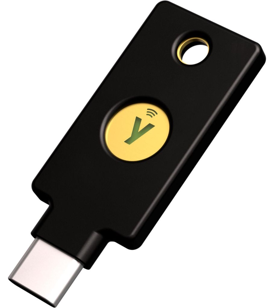 YUBICO USB-Sicherheitsschlüssel - NFC - Schwarz Produktbild 