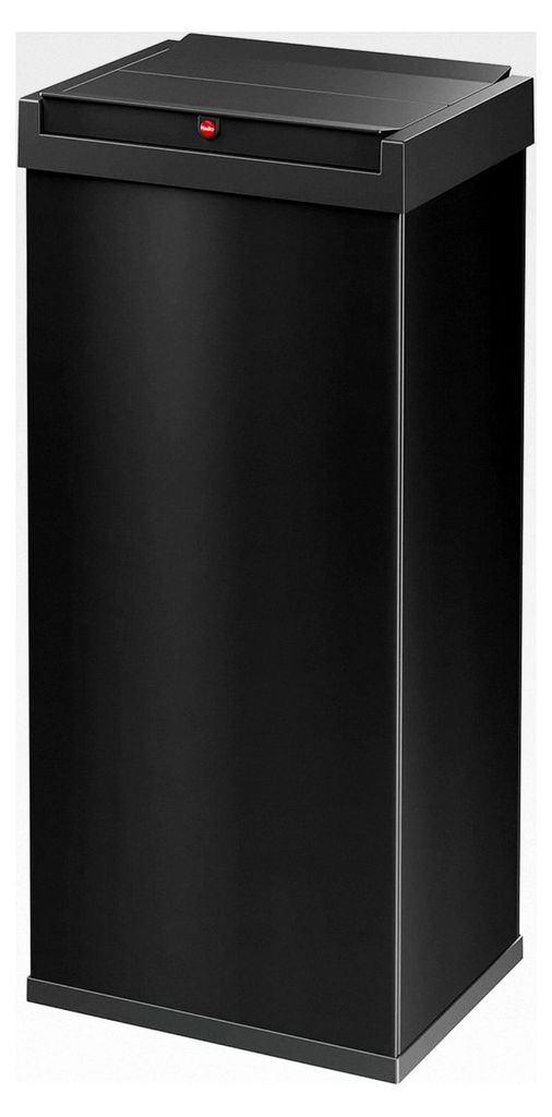 Big-Box Swing XL Mülleimer - 1 x 52 Liter - selbstschließender Schwingdeckel - Stahlblech - Müllbeutel-Klemmrahmen - rechteckiger Abfalleimer - ...