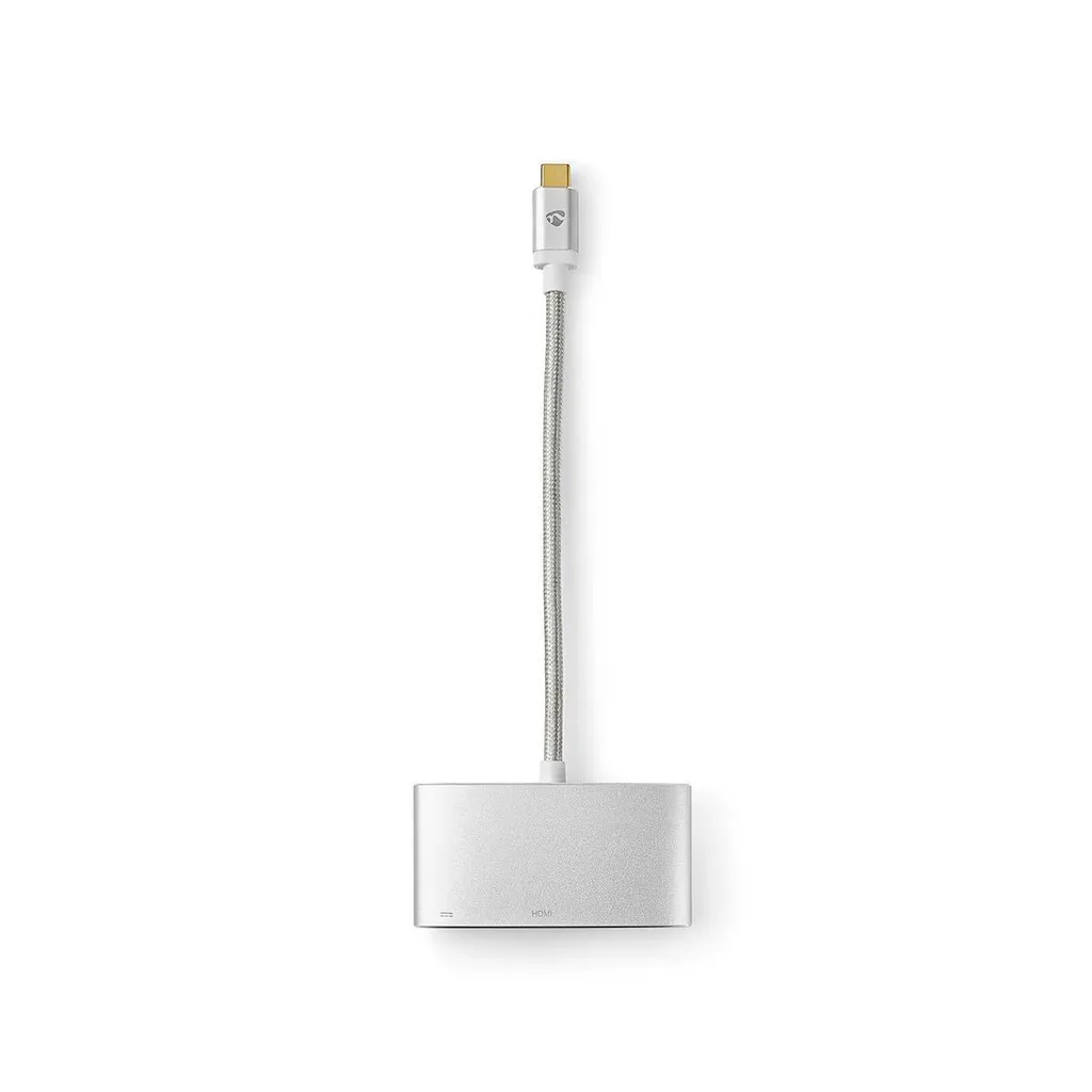 Nedis Adaptateur USB-C vers HDMI et USB 3.2 Gen 1 avec connecteur plaqué or