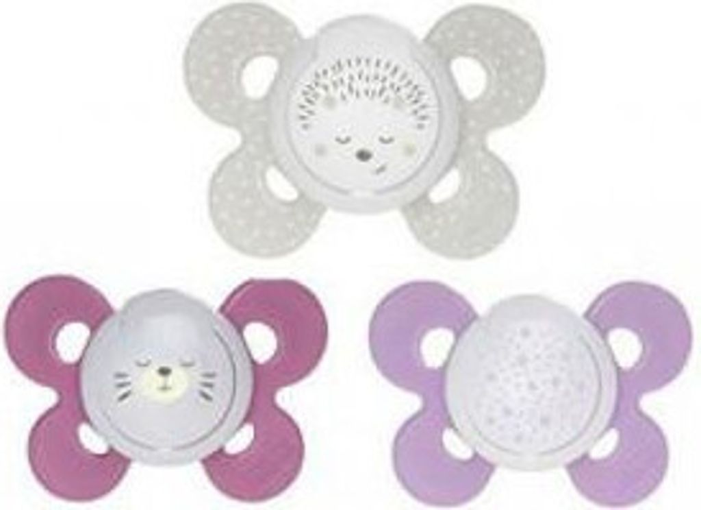 Silikonschnuller Chicco Physio Comfort Girl 16-36 M 2u Produktbild 