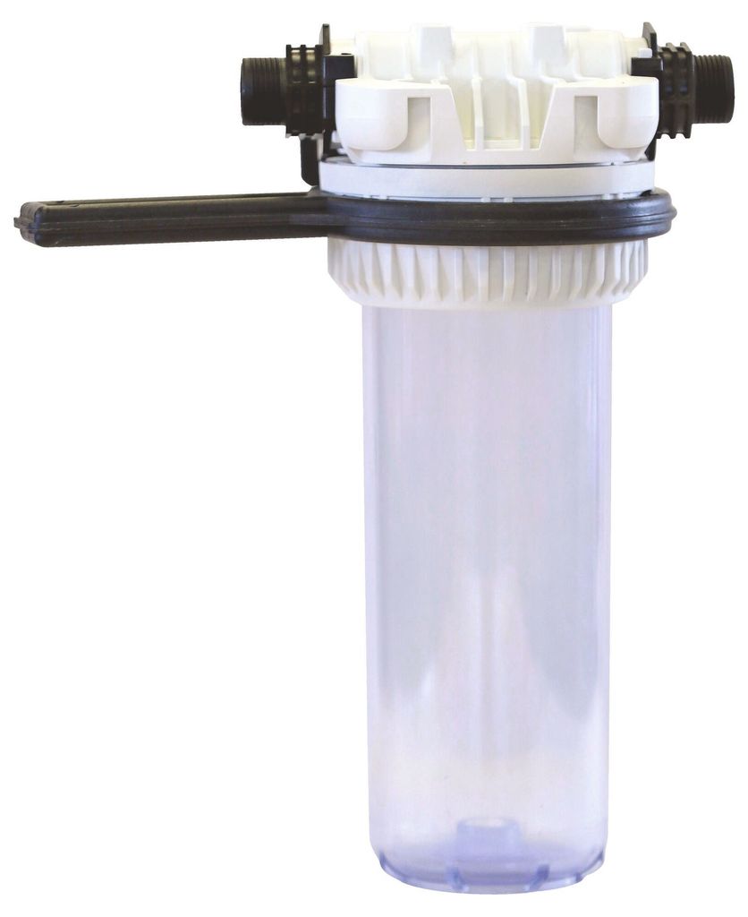 AQUAWATER – 107222 – Filter mit einfachem M/M-Anschluss 3/4'' – Einfacher Anschluss ohne Werkzeug – Standardgröße 9''3/4 – Aufsteckbare...