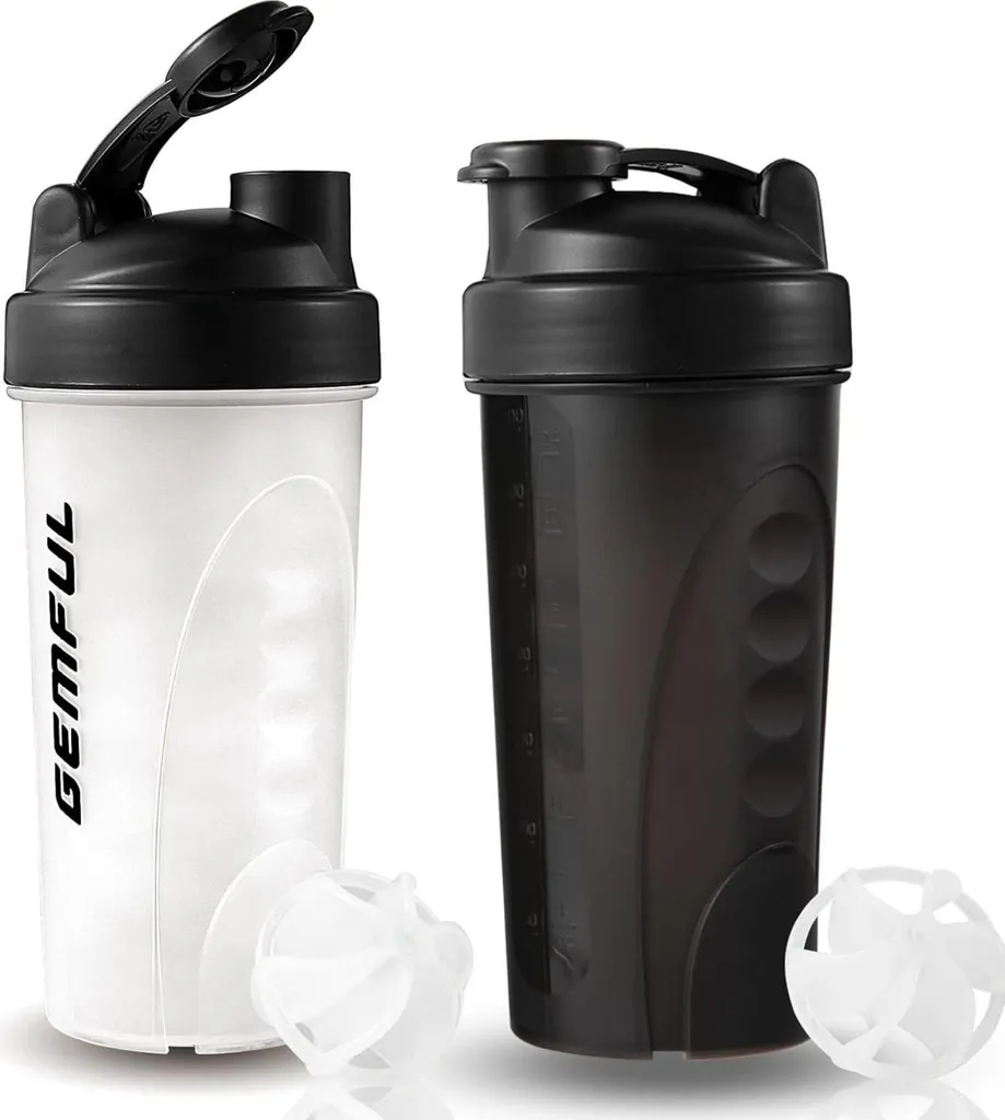 Kit 2 Shaker Professionali 750ml - Massima Solubilità Senza BPA