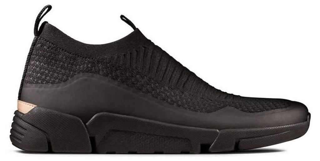 Clarks Herren Tri ActiveFree schwarz Textil Slip-on Schuhe Produktbild 