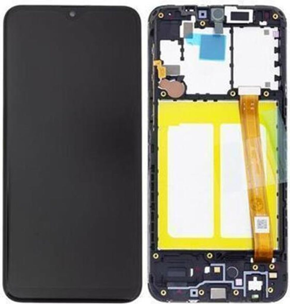 Original LCD Display Touchscreen Bildschirm Rahmen Schwarz Produktbild 