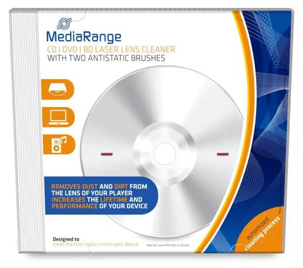 MediaRange MR725, Płyta oczyszczająca sprzęt, PC, 10 mm, Zdjęcie produktu 
