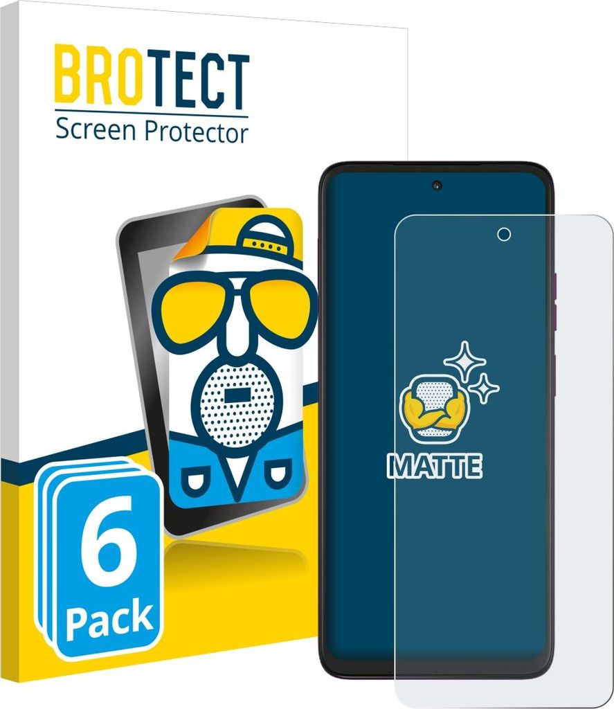6x BROTECT Schutzfolie für Motorola Moto G (2026) Displayschutz Displayschutzfolie Folie Matt Entspiegelungsfolie