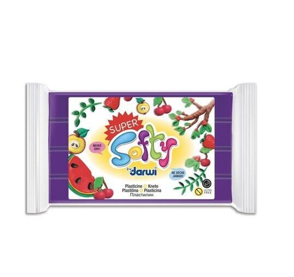 Modelliermasse SUPER-SOFTY 350 G Rot - Rot - New Kids