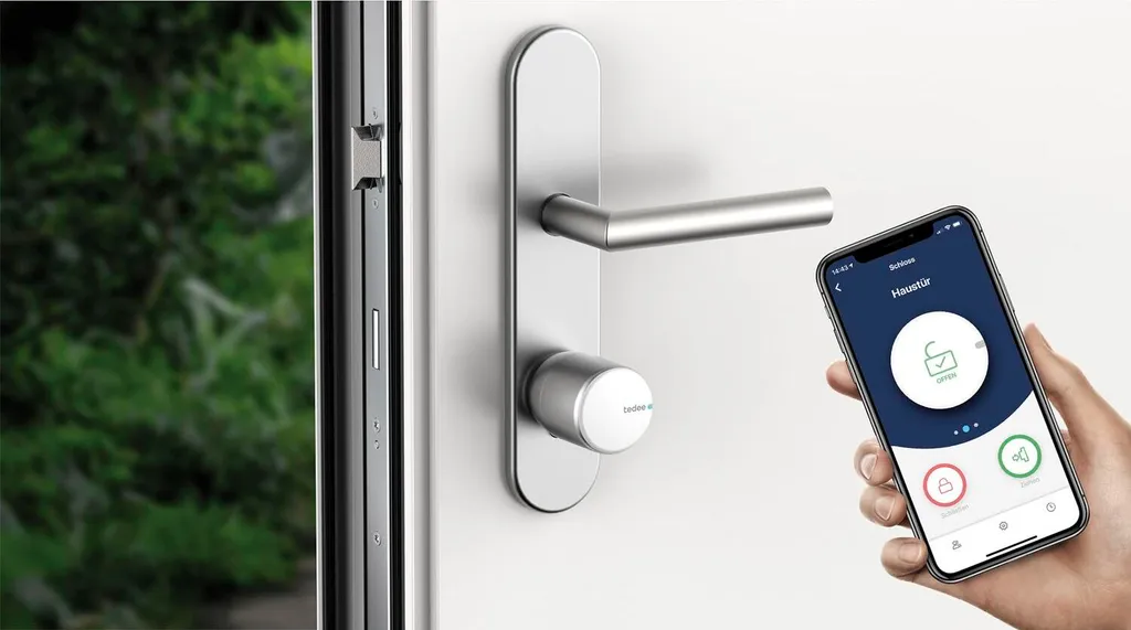Tedee Smart Lock Pro Argent : Serrure Bluetooth avec Batterie Rechargeable - 11