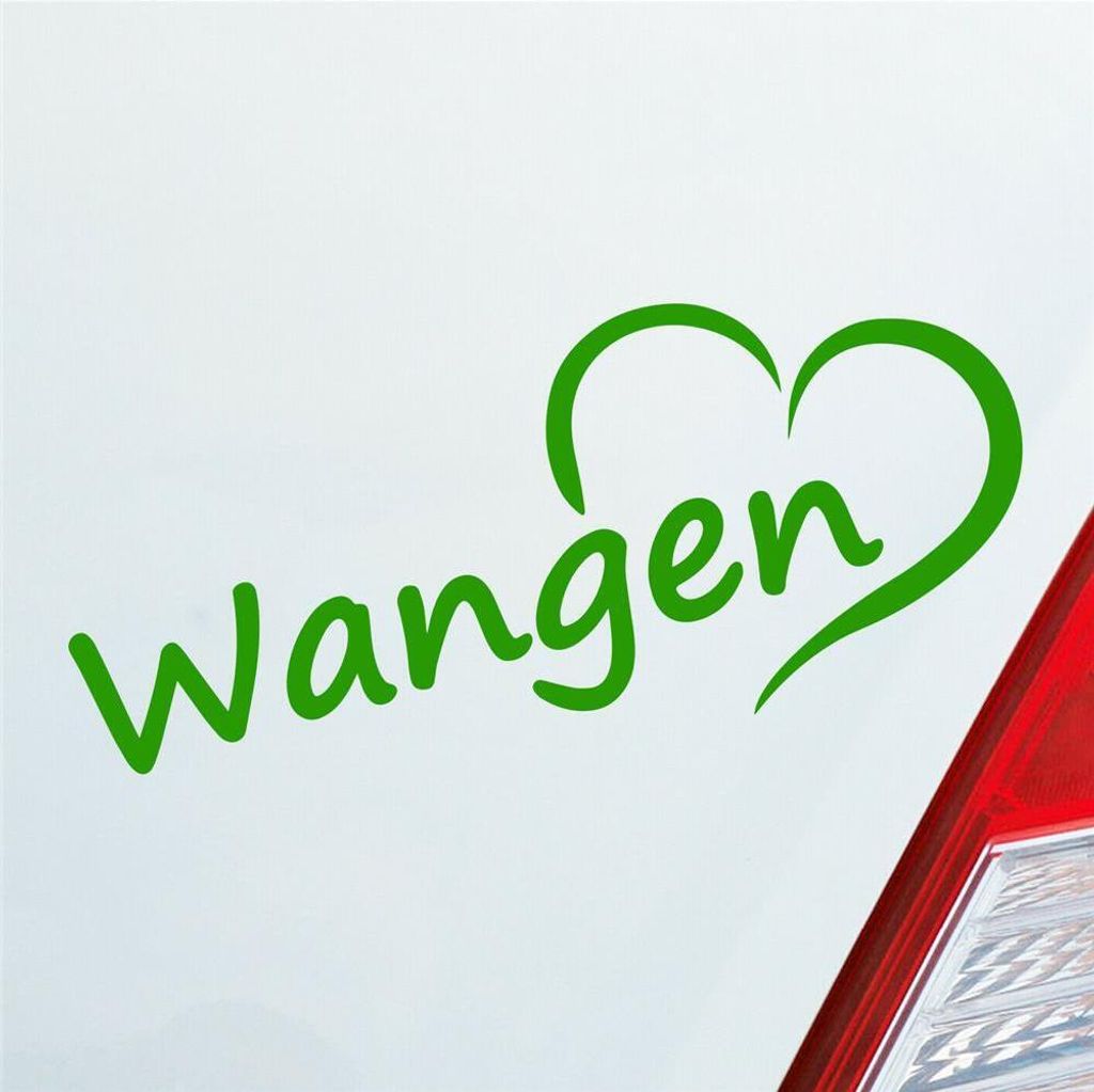 Auto Aufkleber Wangen Herz Stadt City Liebe Love Heimat Produktbild 