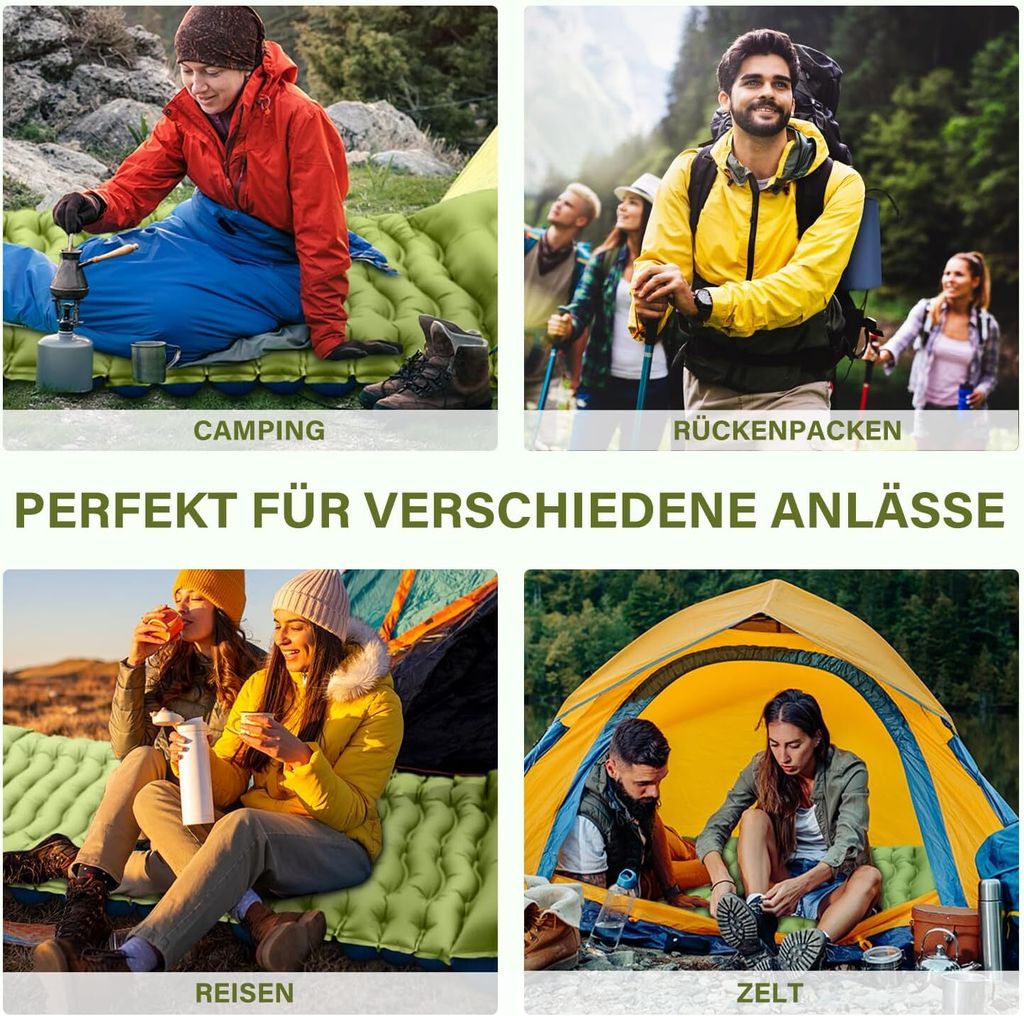 Isomatte, Camping Isomatte, Ultraleichte aufblasbare Produktbild 6