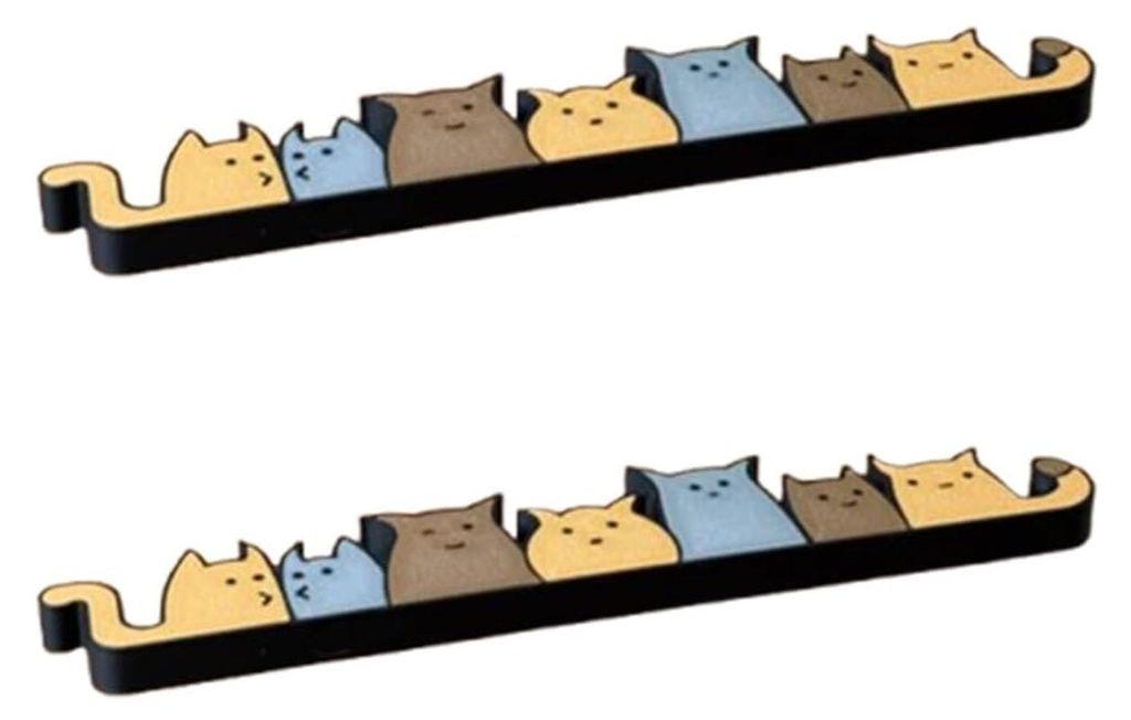 1/2 Stück Katzen-Kühlschrankmagnet, Fotohalter für Zuhause, Büro, Küche, Whiteboard, Spind, Kühlschrank, Kätzchen-Magnetdekoration