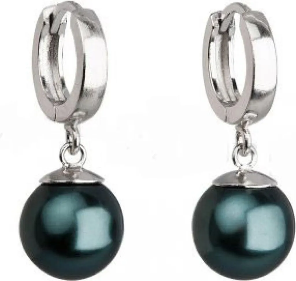Orecchini Argento 925 Perla Tahiti Sintetica 71141.3 | Glamour Grigio