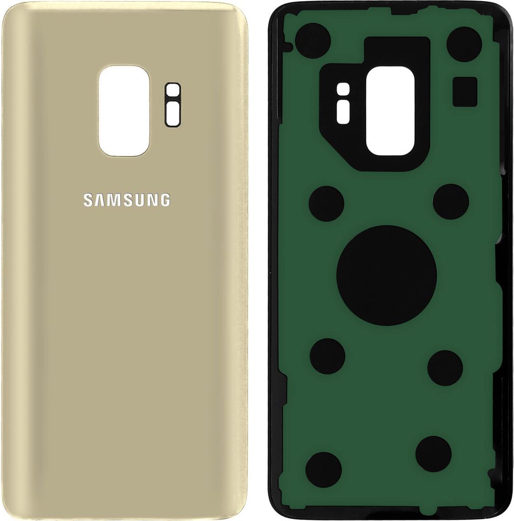 Ersatzteil Akkudeckel, neue Rückseite für Samsung Galaxy S9 – Gold