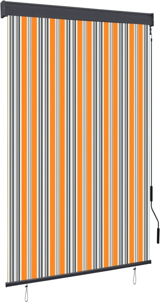 Maison Exclusive - Außenrollo 120 x 250 cm Gelb und Blau