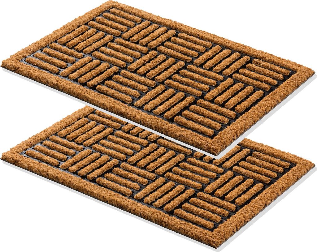 Astra Fußmatte Indoor und Outdoor COCO HOME 2ER SET Natur 40 x 60 cm
