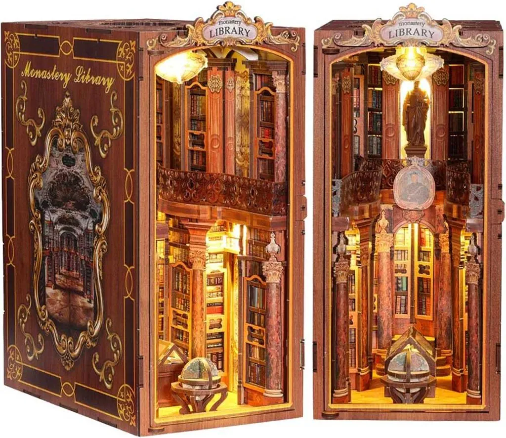 Idée Cadeau Créative : Puzzle 3D Book Nook pour Fan de Magie et DIY