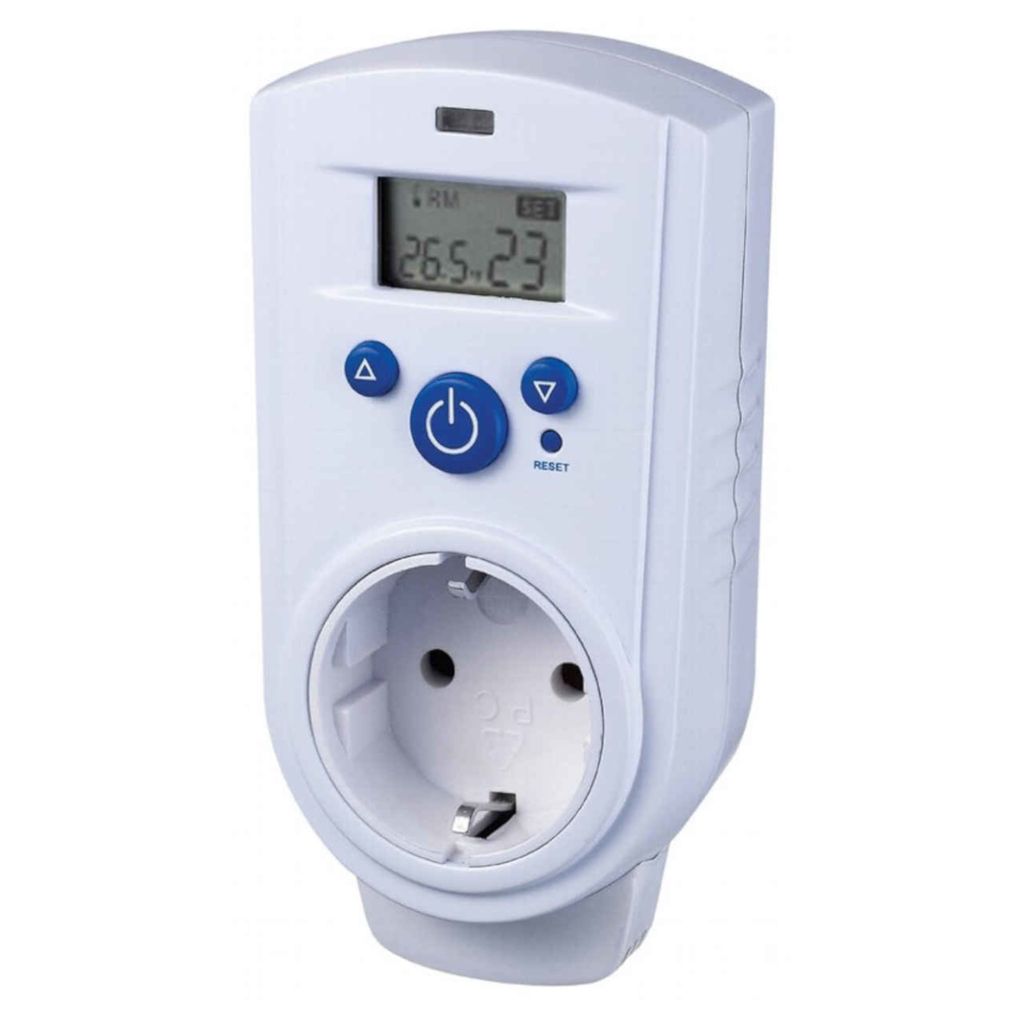 Zásuvkový termostat ChiliTec ST-35 digi max. 3500W, 5-30°C, Obrázek produktu 