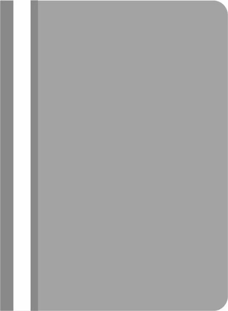 20 Cartelle Biurfol ST-01-07 A4 Grigio - Plastica Rigida Offerta Stock