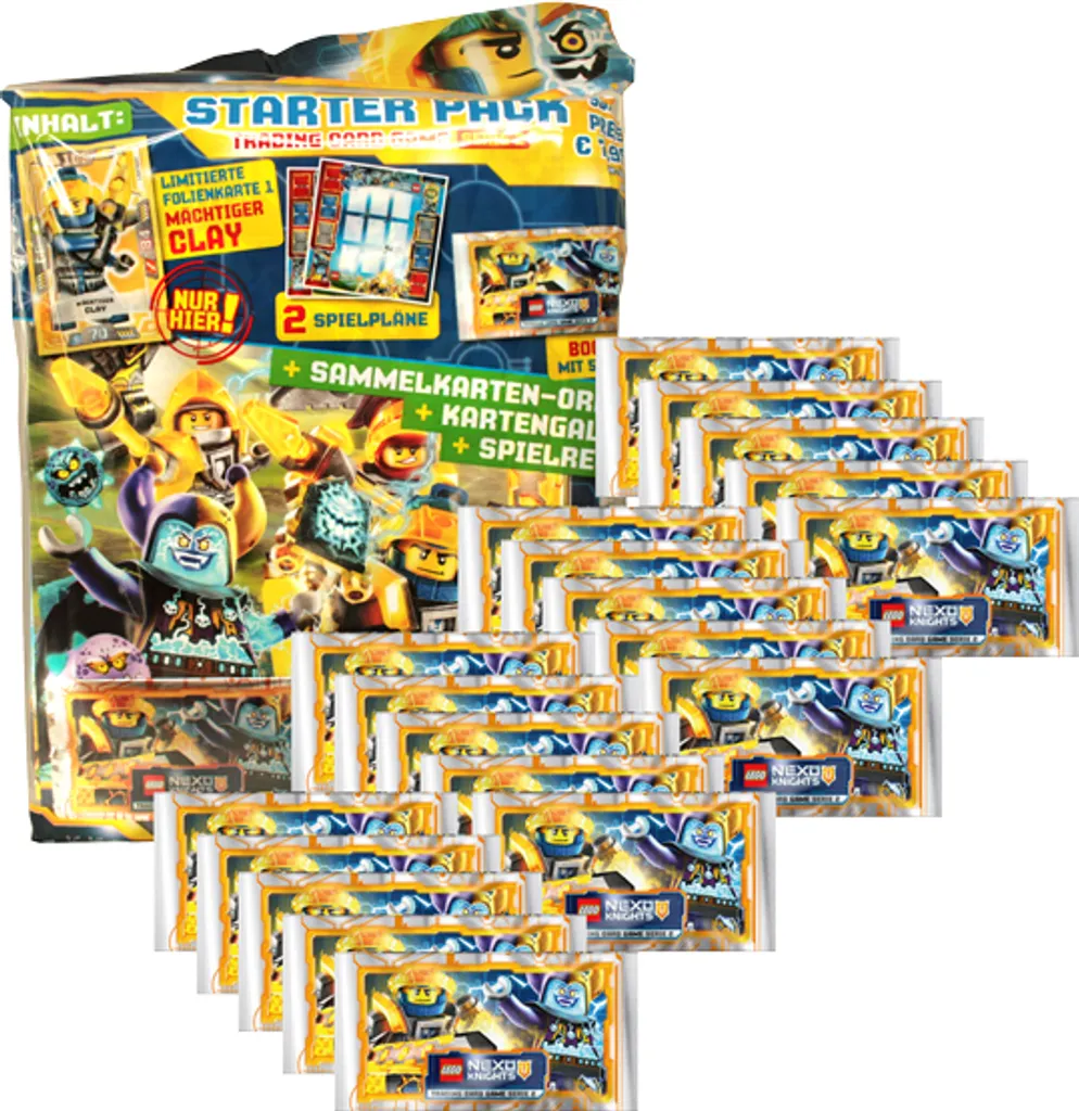 Cartes à collectionner LEGO Nexo Knights 2 : complétez votre album