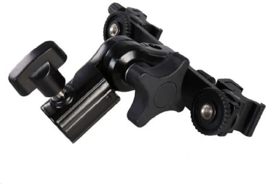 Support Falcon Eyes CLD-14A pour Combiner Deux Flashs sur Pied d'Eclairage - 5
