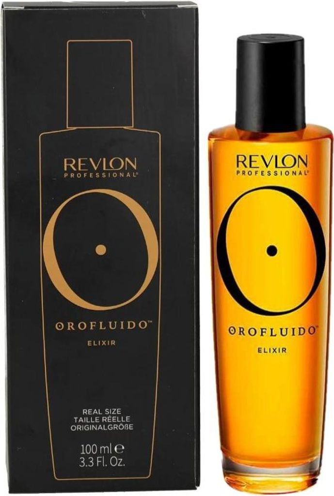 Revlon Orofluido Original Elixir, Haaröl, 100 ml, Frauen, Alle Haare, Ernährung, Glanz, Glättend, Weichmachend, Flasche