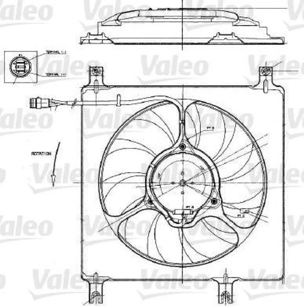 Évitez la Surchauffe : Ventilateur Valeo 698552 pour Opel Agila A OE