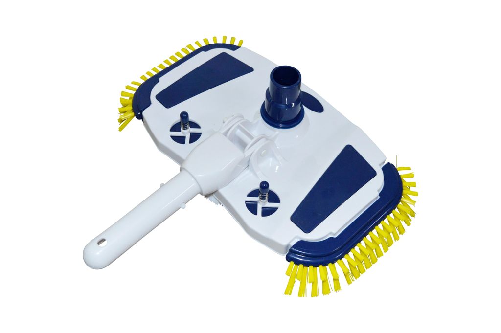 Pool Bodensauger Deluxe+ Color | extra breit mit Bürsten