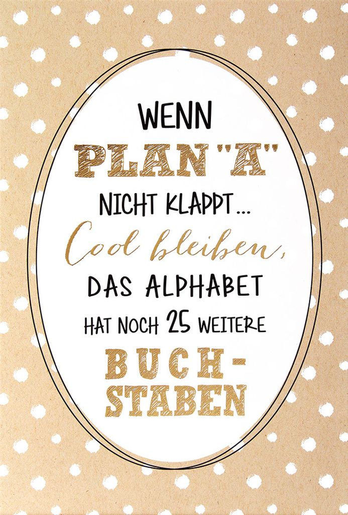 Postkarte - True Words - Glückwunschkarte im Format 11,5 x 17 cm