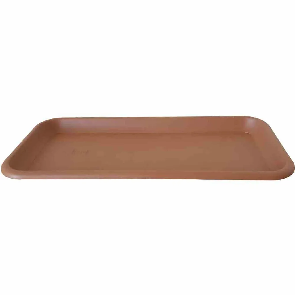 Dessous de plat terra 97cm résistant aux UV pour bac à fleurs de 100 cm