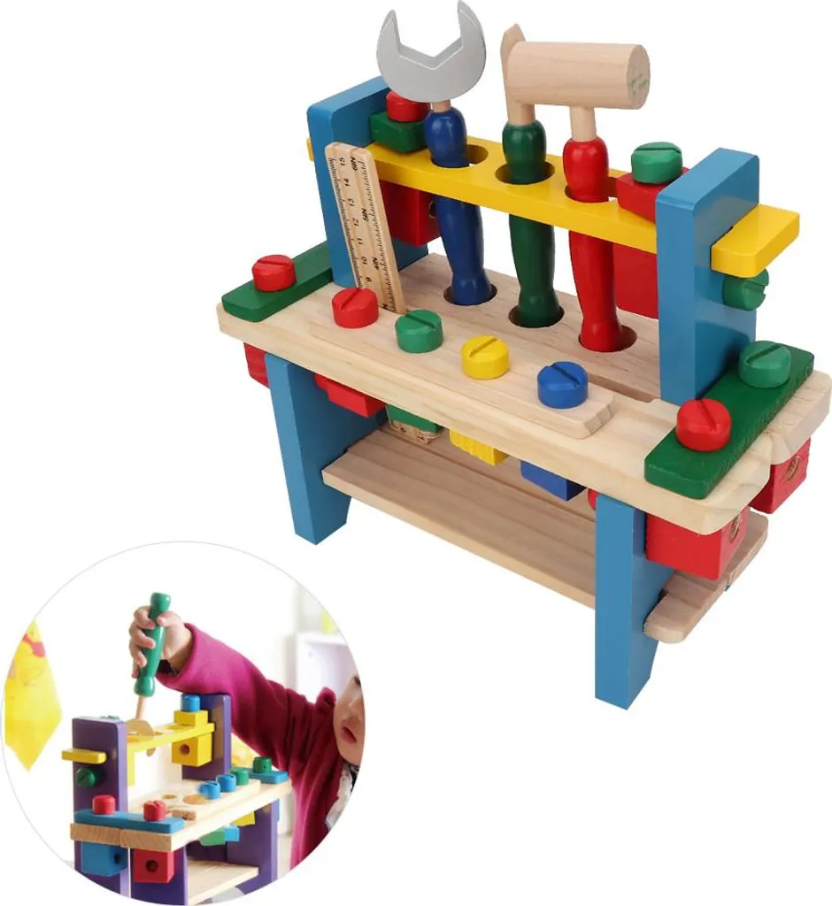 Table d'assemblage enfant jouet éducatif pour petit bricoleur DIY