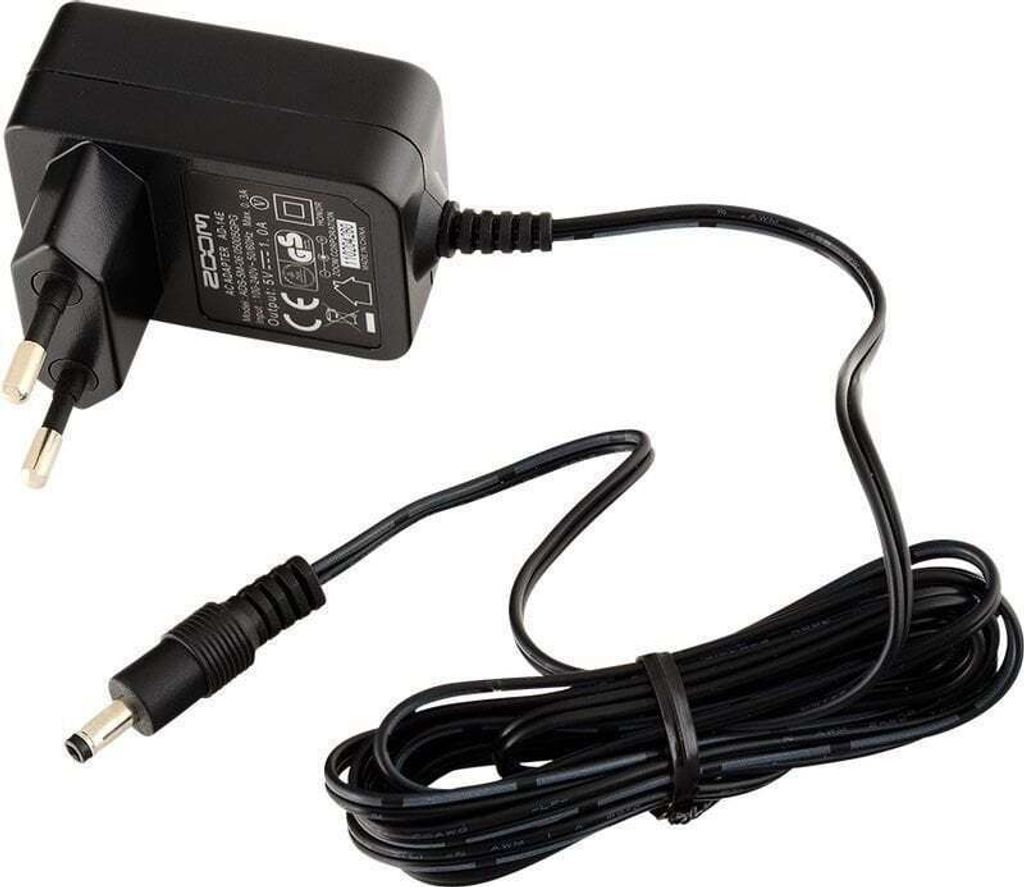 Zoom AD-14 AC Netzteil für AR-48, AR-96, H4n, H4n Pro, PodTrak P8, Q3, Q3HD, R16, R24, UAC-2 (EU)
