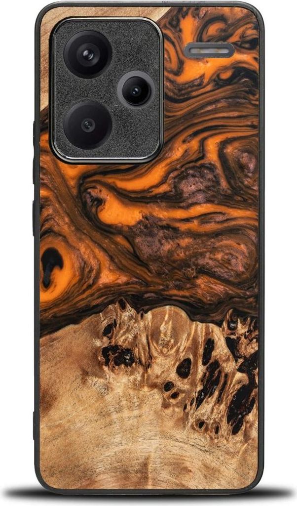 Bewood Einzigartige Hülle für Xiaomi Redmi Note 13 Pro Plus 5G - Orange