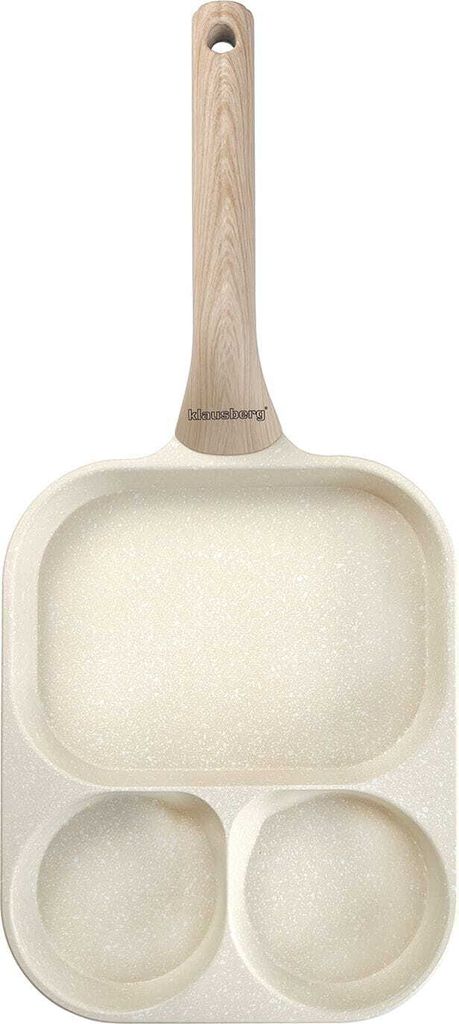3-in-1 Marmorpfanne für Eier, Pfannkuchen und Crêpes Produktbild 