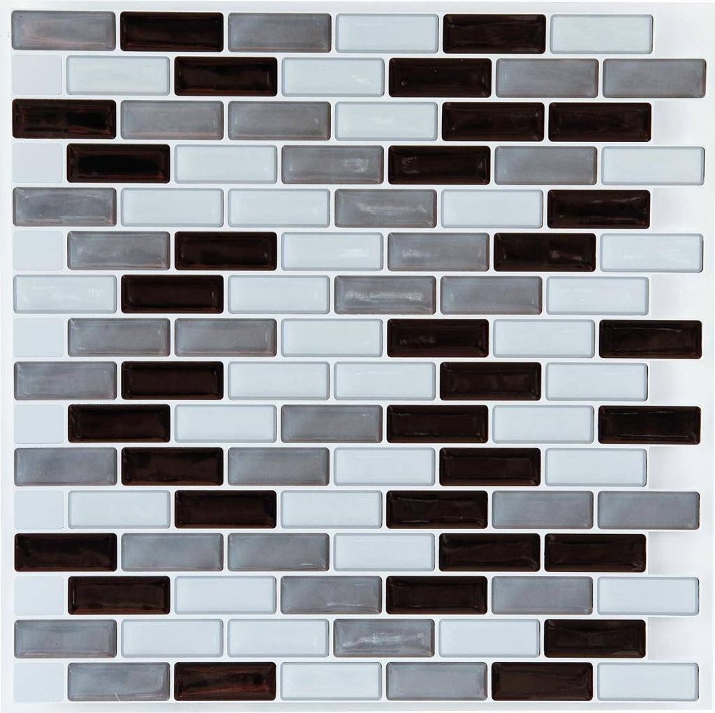 Rechteckiger fliesenaufkleber d25x25cm aus pvc - Atmosphera créateur d'intérieur