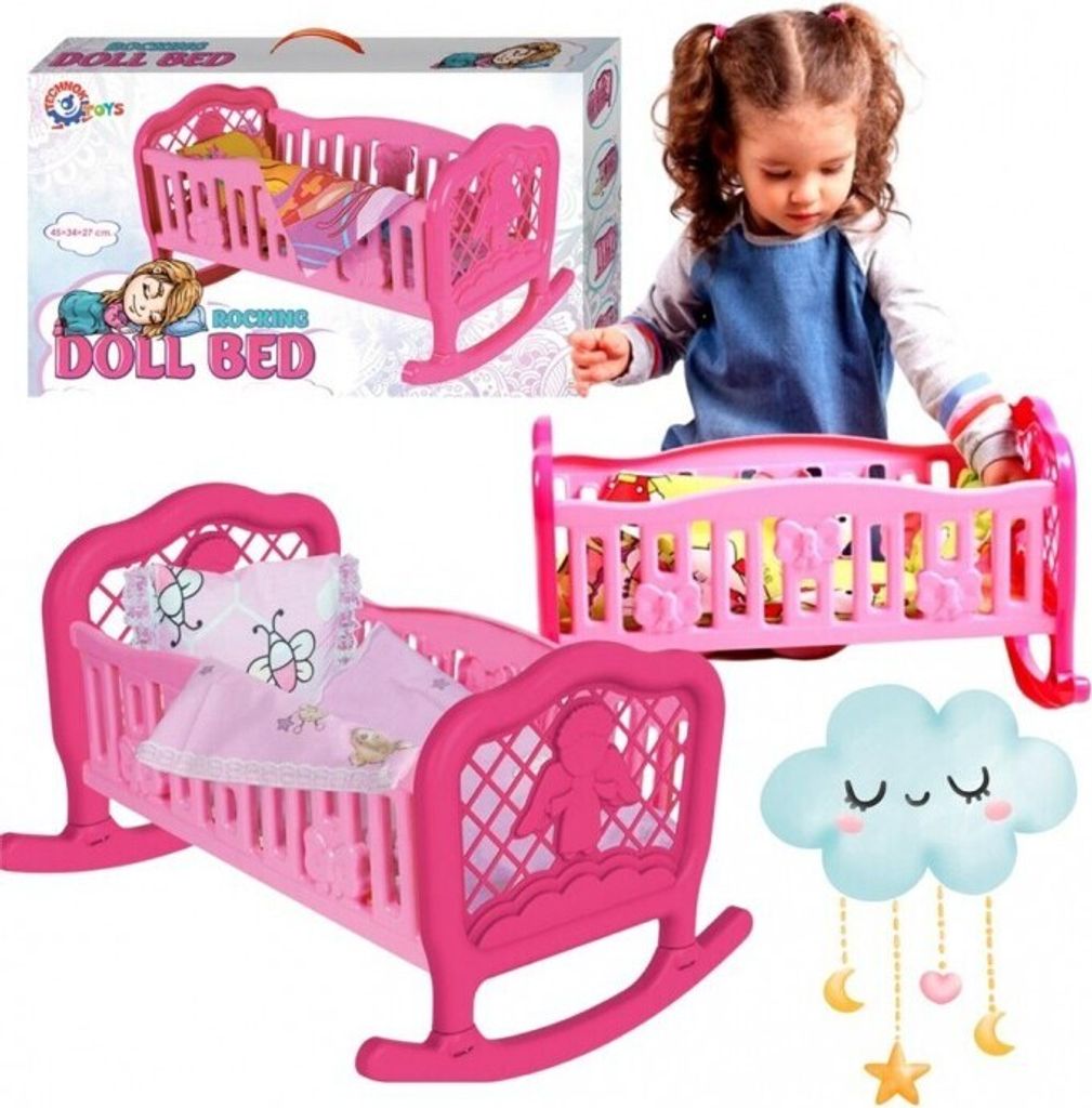 Spielba Puppen-Wiege mit Inhalt main image 1